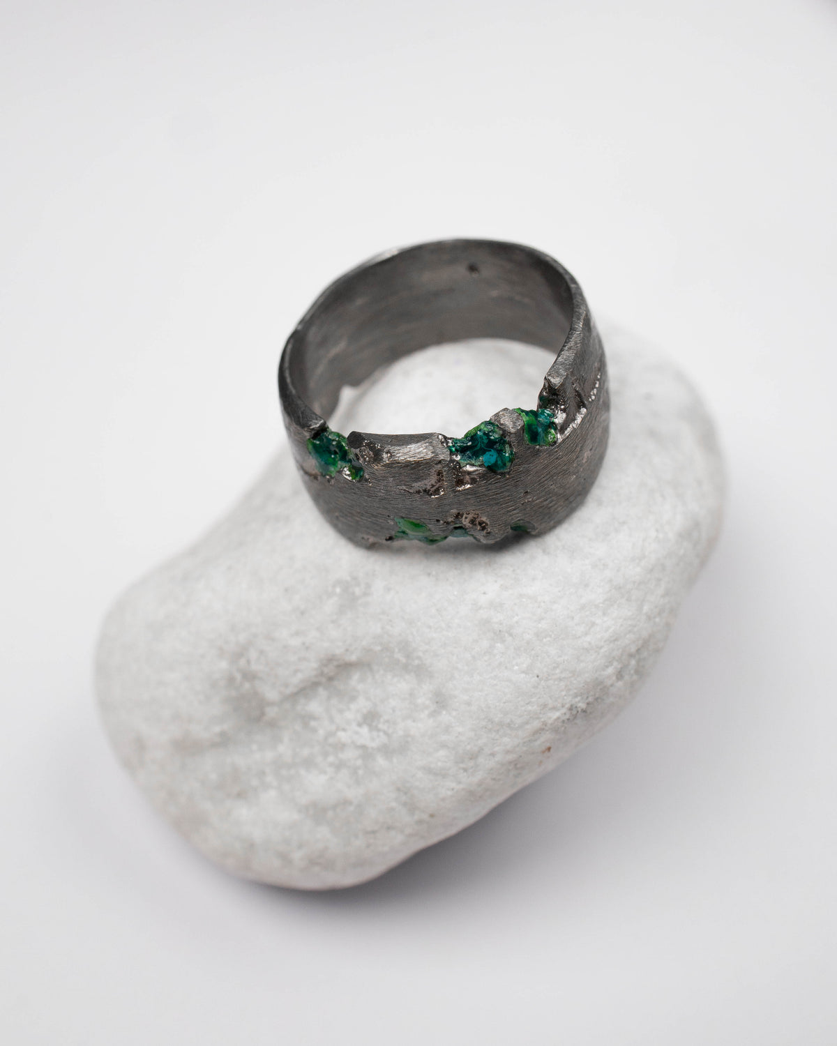 Anello Etruria verde