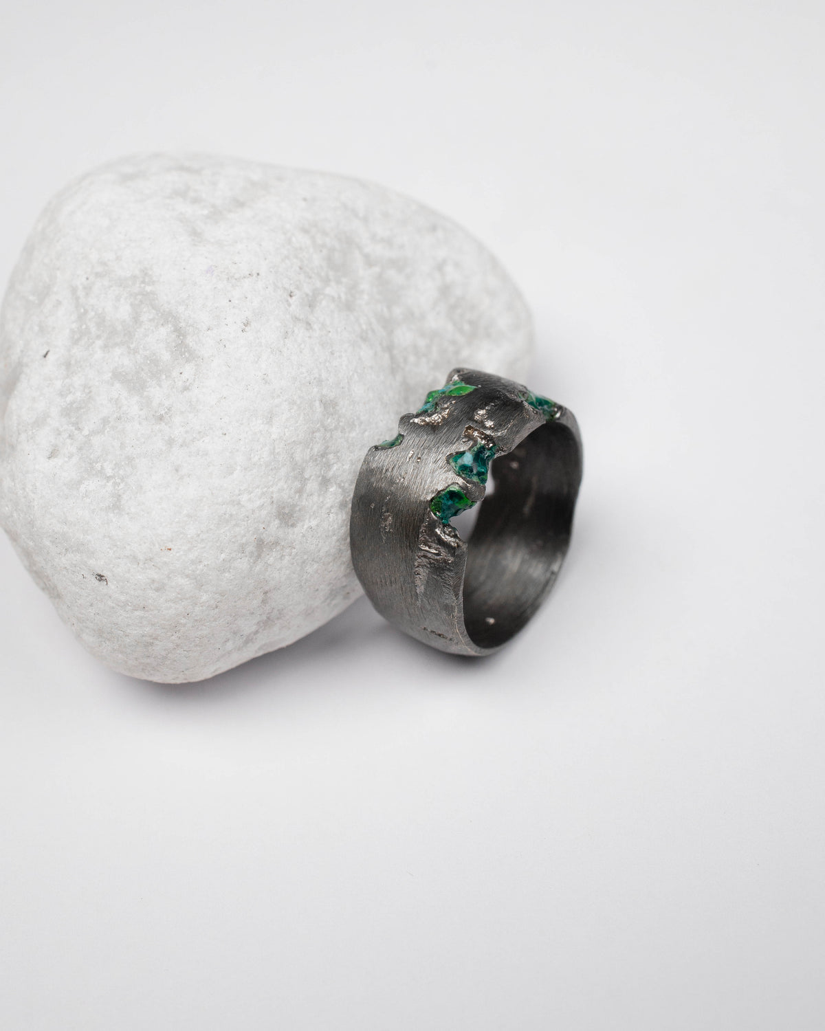 Anello Etruria verde
