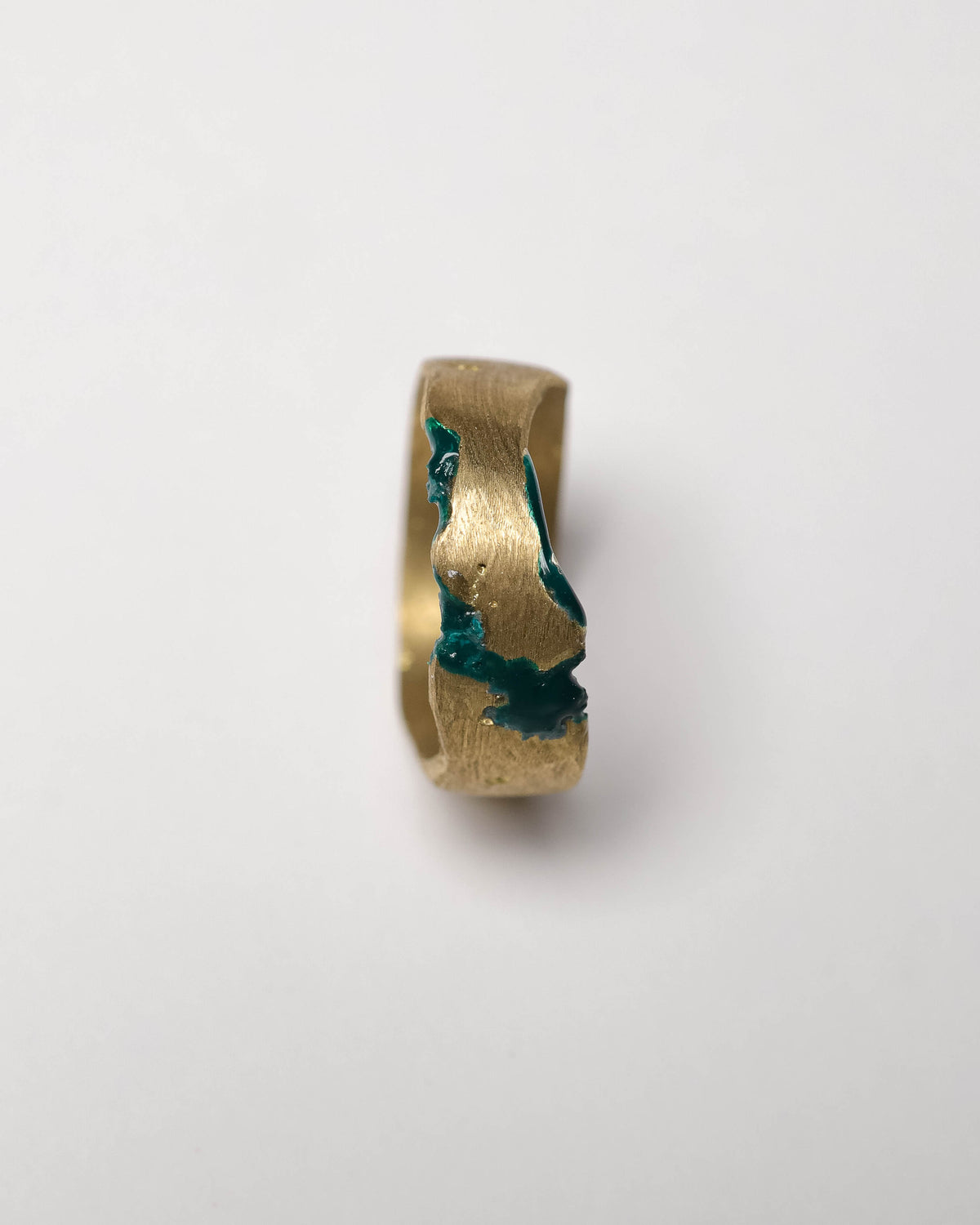 Anello Etruria verde smeraldo