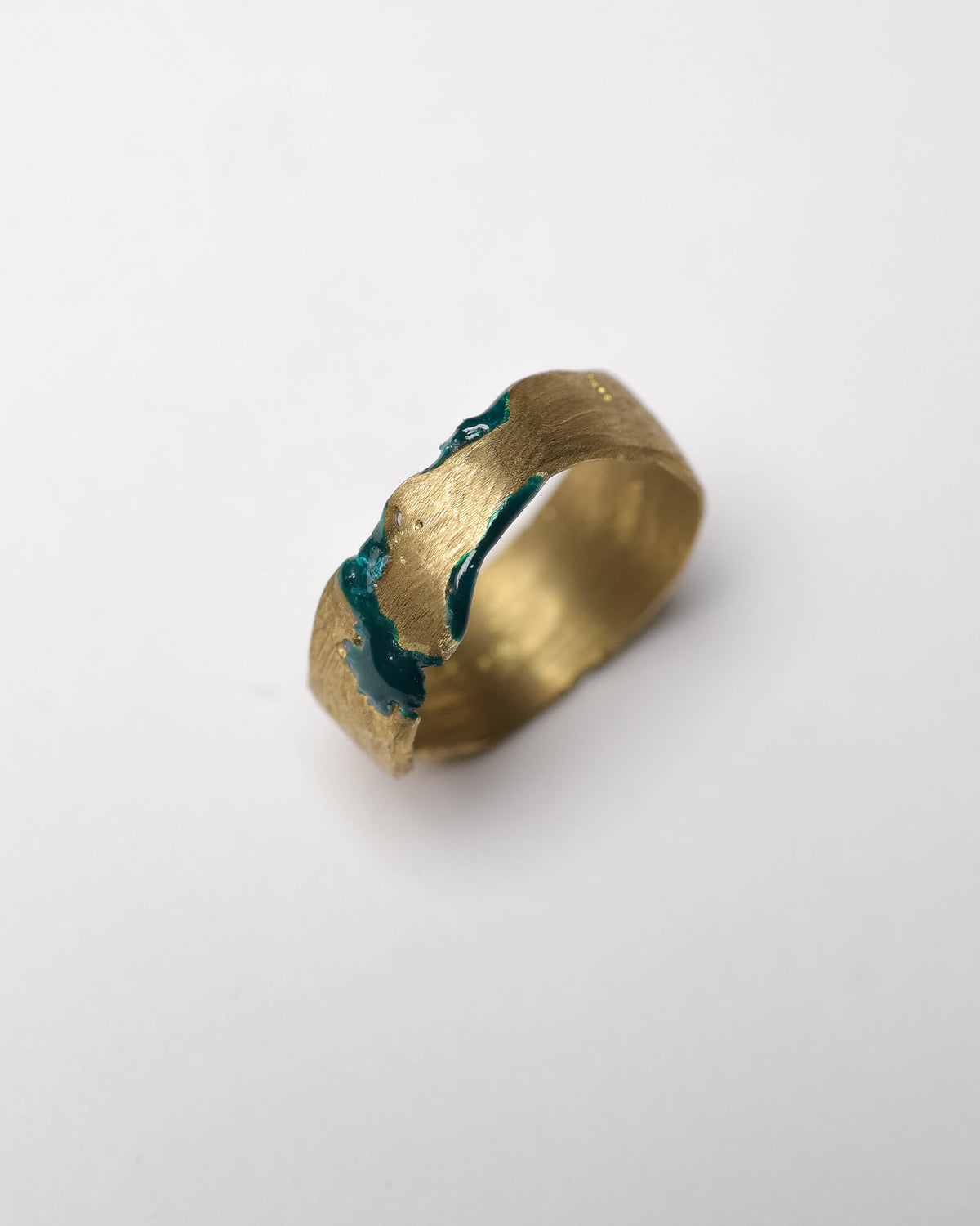 Anello Etruria verde smeraldo
